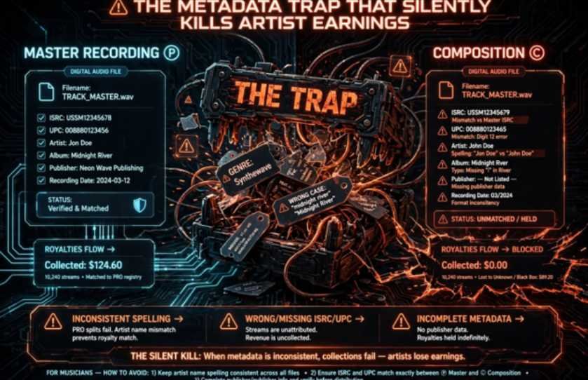 The Metadata Trap That Silently Kills Artist Earnings