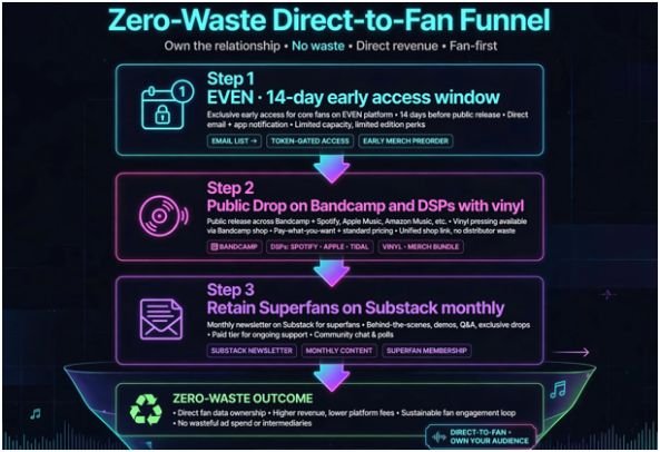 How I Build a Zero-Waste Direct-to-Fan Funnel