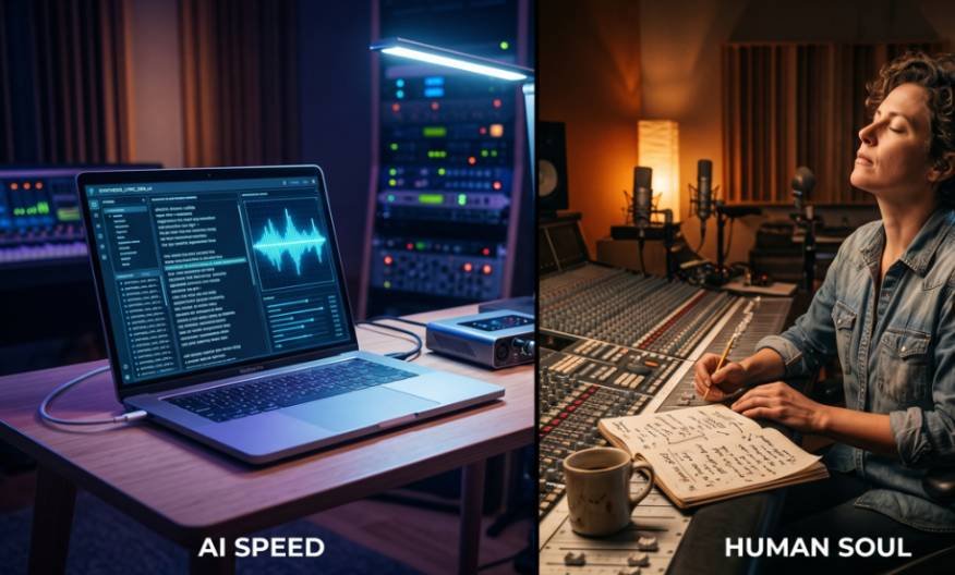 AI Songwriting Tools Versus Human Lyric Writing: Studio Truths