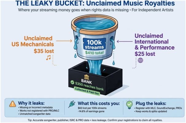 The Leaky Bucket: Where Unclaimed Royalties Vanish