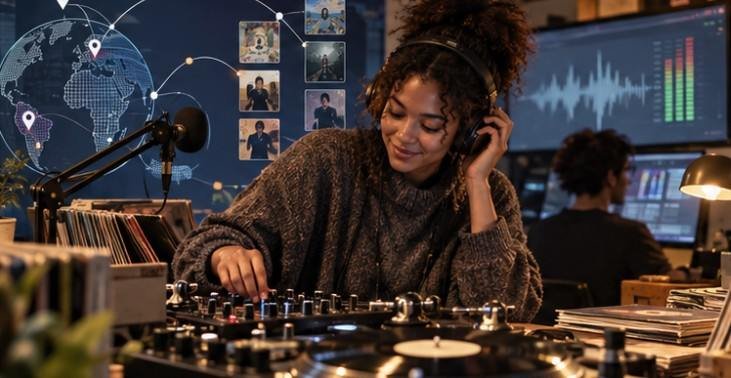 Use SoundCloud as a scene map